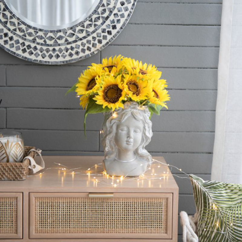 Artekko Artekko Cement Κασπώ Τοίχου Τσιμεντένιο Γκρι (16x12x25)cm D8026