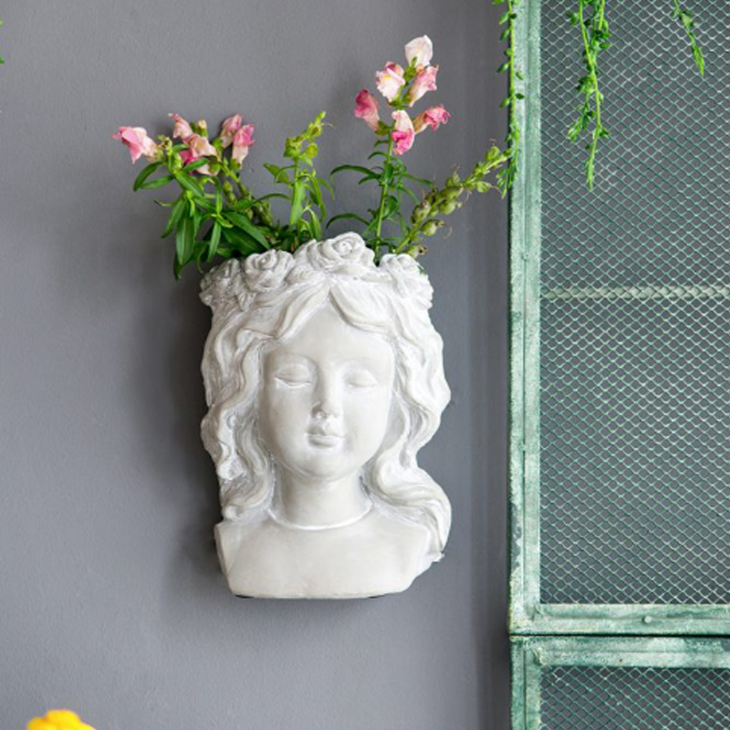 Artekko Artekko Cement Κασπώ Τοίχου Τσιμεντένιο Γκρι (16x12x25)cm D8026