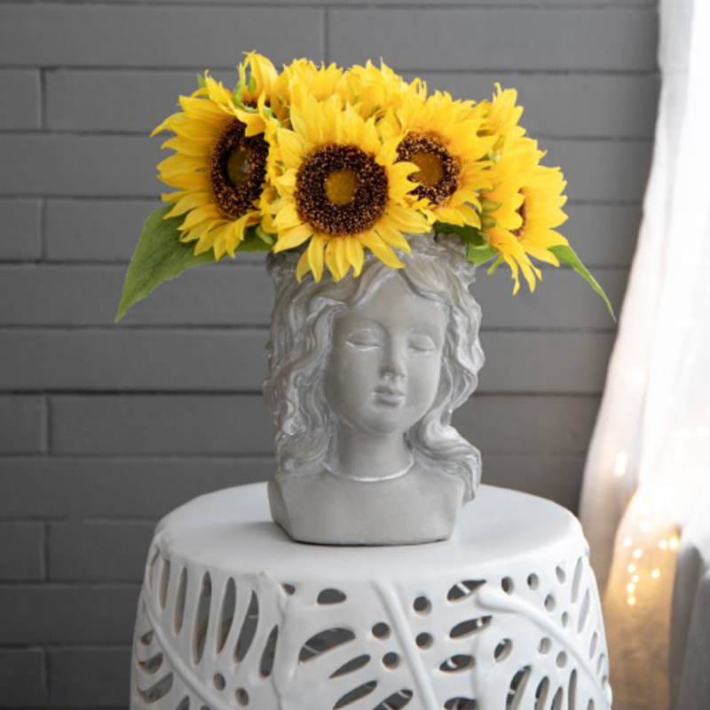 Artekko Artekko Cement Κασπώ Τοίχου Τσιμεντένιο Γκρι (16x12x25)cm D8026