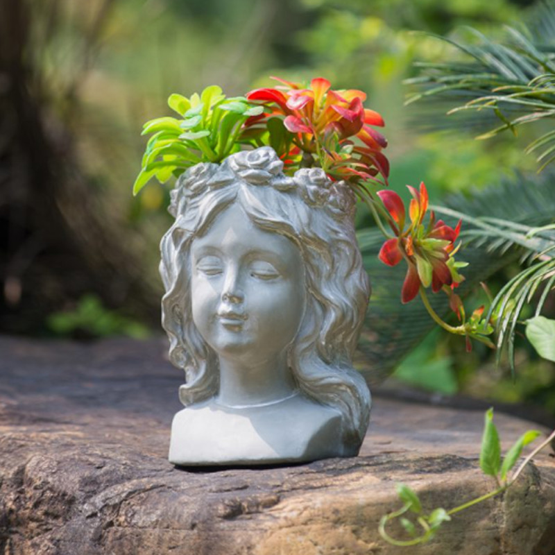 Artekko Artekko Cement Κασπώ Τοίχου Τσιμεντένιο Γκρι (16x12x25)cm D8026