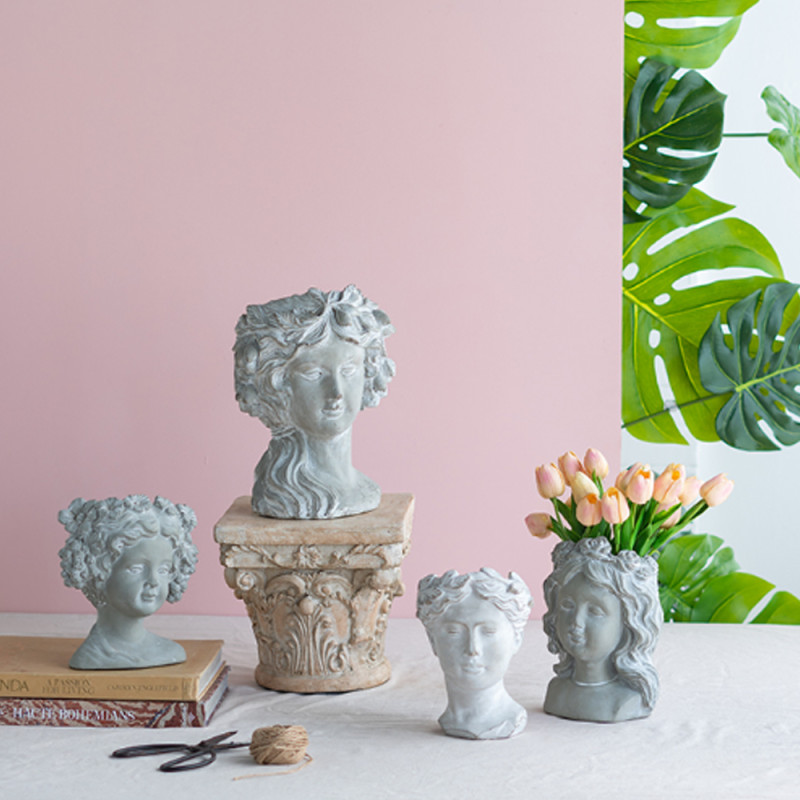 Artekko Artekko Cement Κασπώ Τοίχου Τσιμεντένιο Γκρι (16x12x25)cm D8026