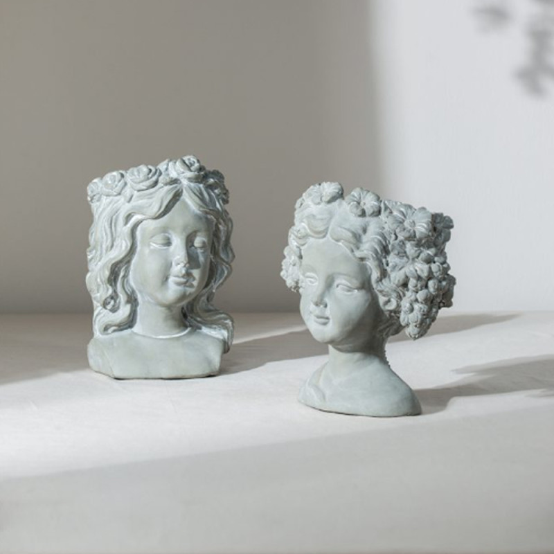 Artekko Artekko Cement Κασπώ Τοίχου Τσιμεντένιο Γκρι (16x12x25)cm D8026