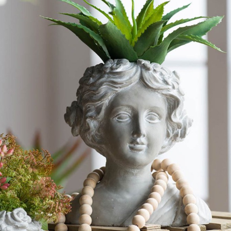 Artekko Artekko Cement Κασπώ Τσιμεντένιο Γκρι (23x14x24)cm D8028