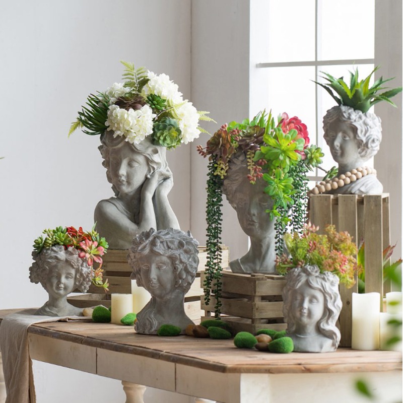 Artekko Artekko Cement Κασπώ Τσιμεντένιο Γκρι (23x14x24)cm D8028