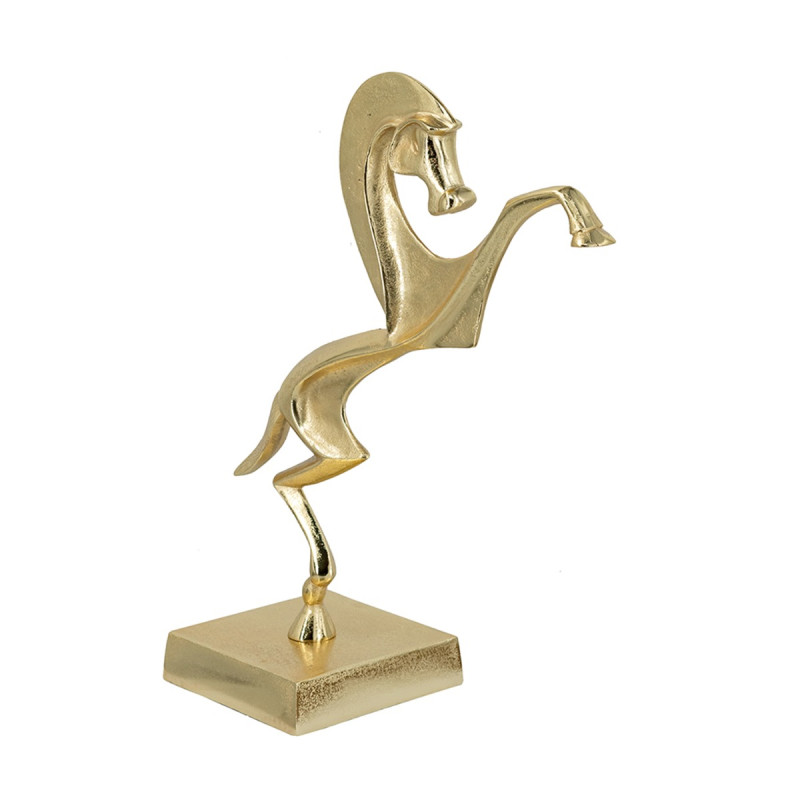 Artekko Artekko Animal Χρυσό Μεταλλικό Διακοσμητικό με Άλογο (38x15x45)cm D8473