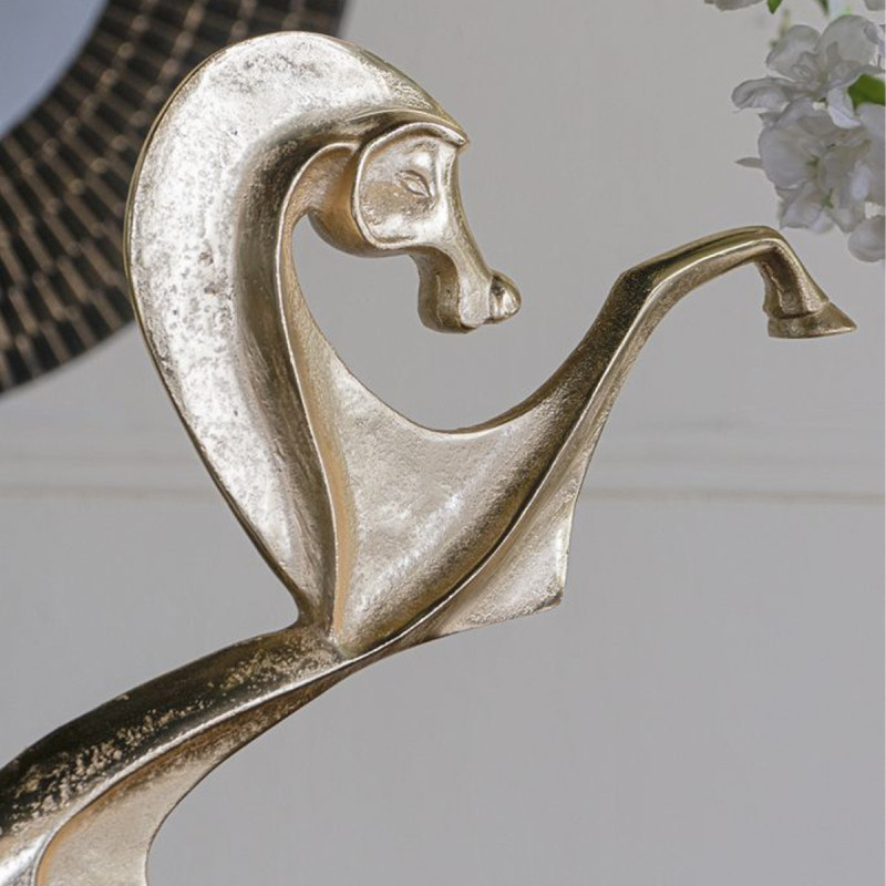 Artekko Artekko Animal Χρυσό Μεταλλικό Διακοσμητικό με Άλογο (38x15x45)cm D8473