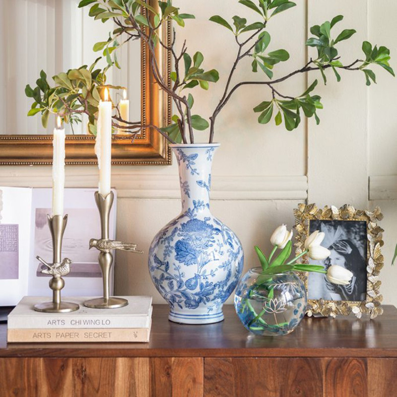 Artekko Artekko Noble Χρυσό Μεταλλικό Κηροπήγιο (11.5x8.3x20.3)cm D8488