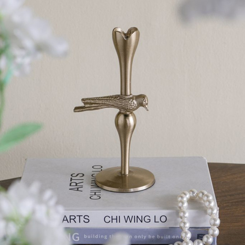 Artekko Artekko Noble Χρυσό Μεταλλικό Κηροπήγιο (11.5x8.3x20.3)cm D8488