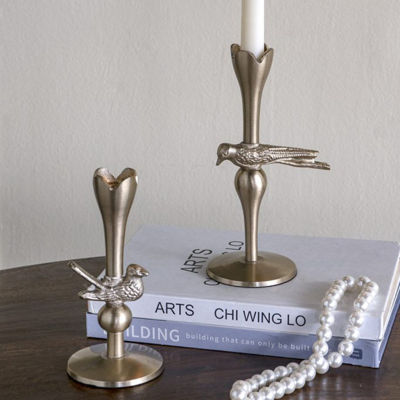 Artekko Artekko Noble Χρυσό Μεταλλικό Κηροπήγιο (11.5x8.3x20.3)cm D8488