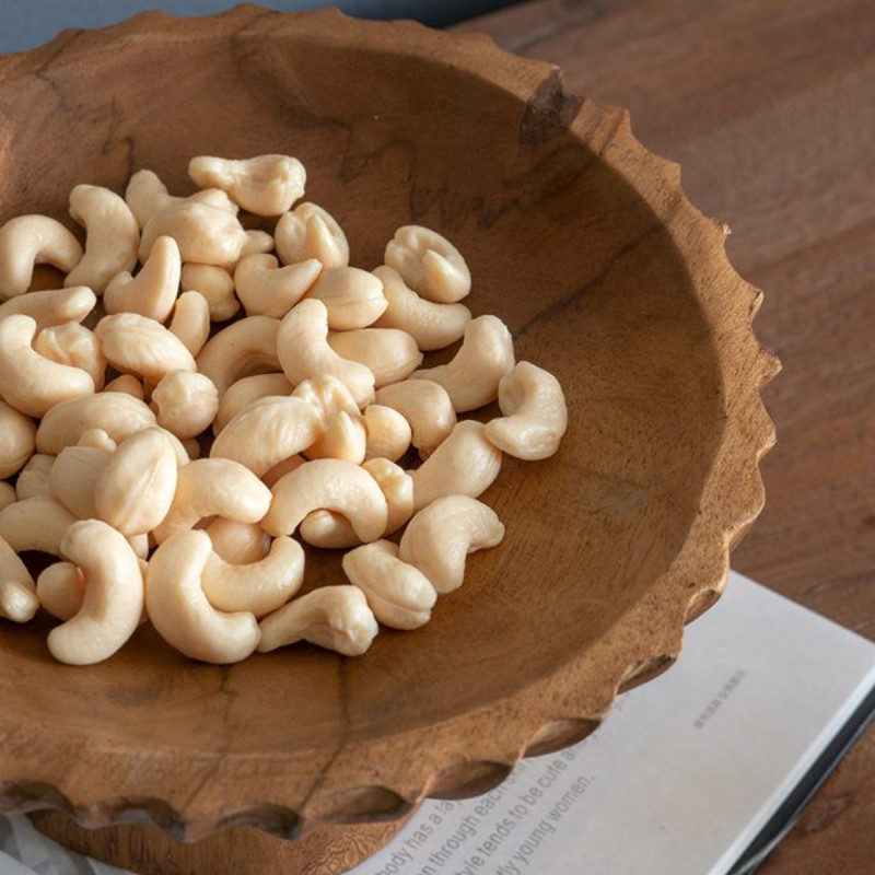 Artekko Artekko Woody Καφέ Διακοσμητική Πιατέλα από Ξύλο Teak (20x20x10)cm D8525