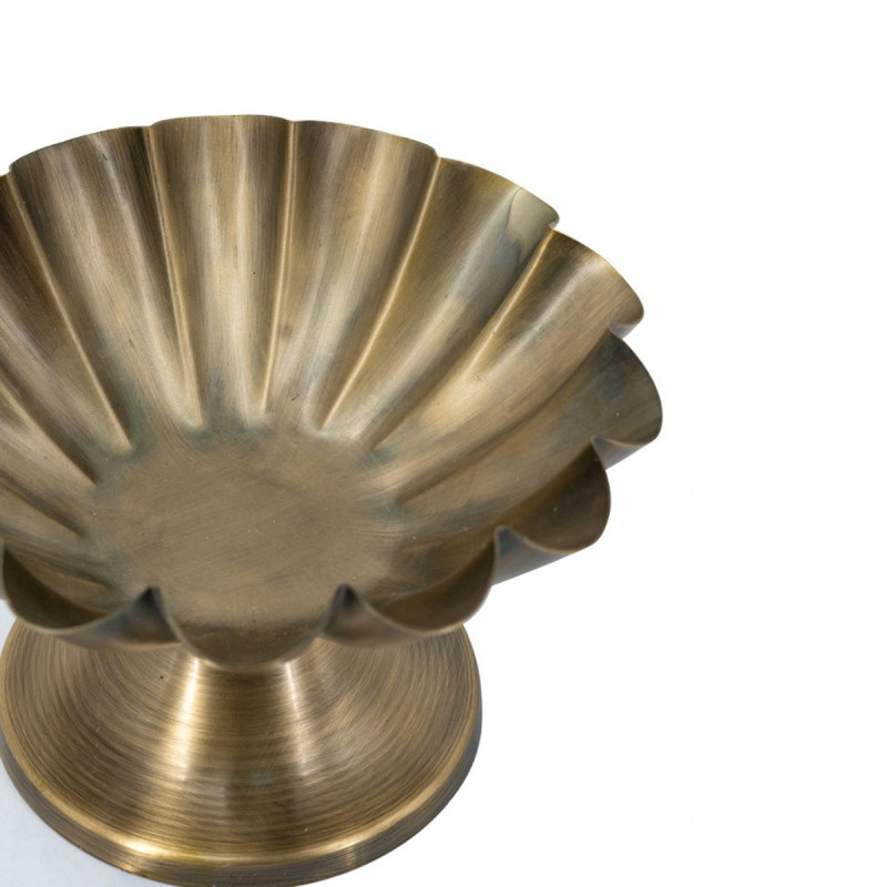 Artekko Artekko Solis Χρυσό Μεταλλικό Μπολ (17x17x11)cm D8538