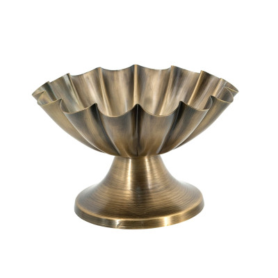 Artekko Artekko Solis Χρυσό Μεταλλικό Μπολ (17x17x11)cm D8538