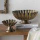 Artekko Artekko Solis Χρυσό Μεταλλικό Μπολ (17x17x11)cm D8538