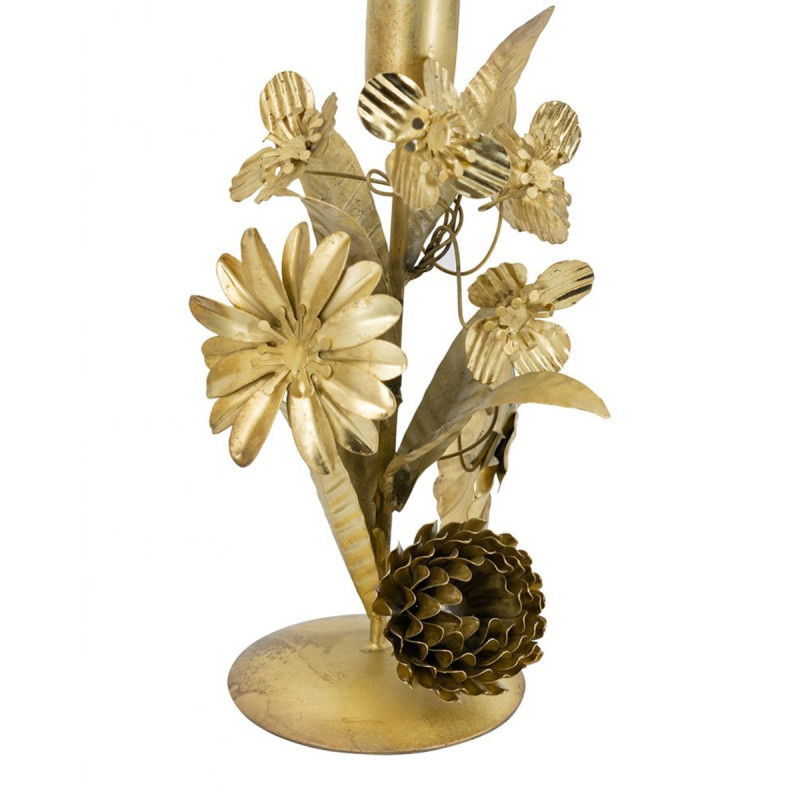 Artekko Artekko Solis Χρυσό Μεταλλικό Κηροπήγιο (9x9x23)cm D8539