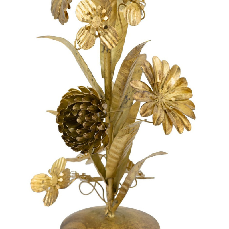 Artekko Artekko Solis Χρυσό Μεταλλικό Κηροπήγιο (9x9x30)cm D8540