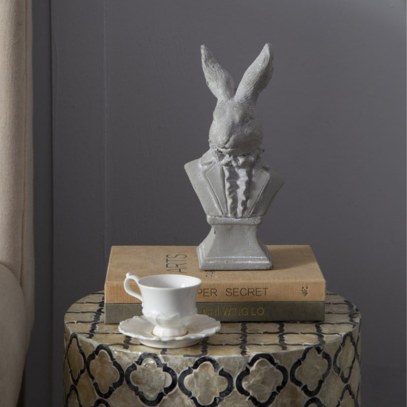 Artekko Artekko Cement Γκρι Τσιμεντένιος Διακοσμητικός Λαγός (14x10x29)cm D8569