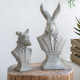 Artekko Artekko Cement Γκρι Τσιμεντένιος Διακοσμητικός Λαγός (14x10x29)cm D8569