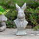 Artekko Artekko Cement Γκρι Τσιμεντένιος Διακοσμητικός Λαγός (14x10x29)cm D8569