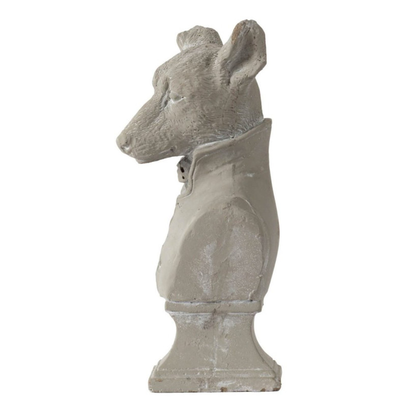 Artekko Artekko Cement Διακοσμητικό Επιτραπέζιο Σκύλος Τσιμεντένιο Γκρι (14.5x12x26.5)cm D8570