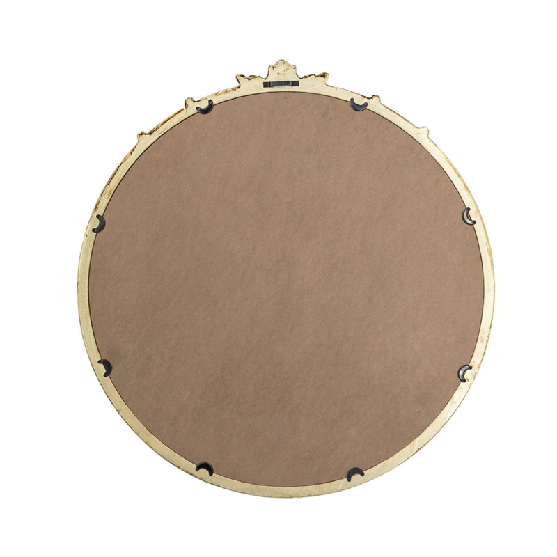 Artekko Artekko Mirror Χρυσός MDF Καθρέπτης Τοίχου (76x2.5x79)cm D8607-DS