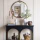 Artekko Artekko Mirror Χρυσός MDF Καθρέπτης Τοίχου (76x2.5x79)cm D8607-DS