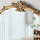 Artekko Artekko Mirror Χρυσός MDF Καθρέπτης Τοίχου (76x2.5x79)cm D8607-DS