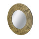 Artekko Artekko Mirror Χρυσός MDF Καθρέπτης Τοίχου (75x1.8x75)cm D8609-DS