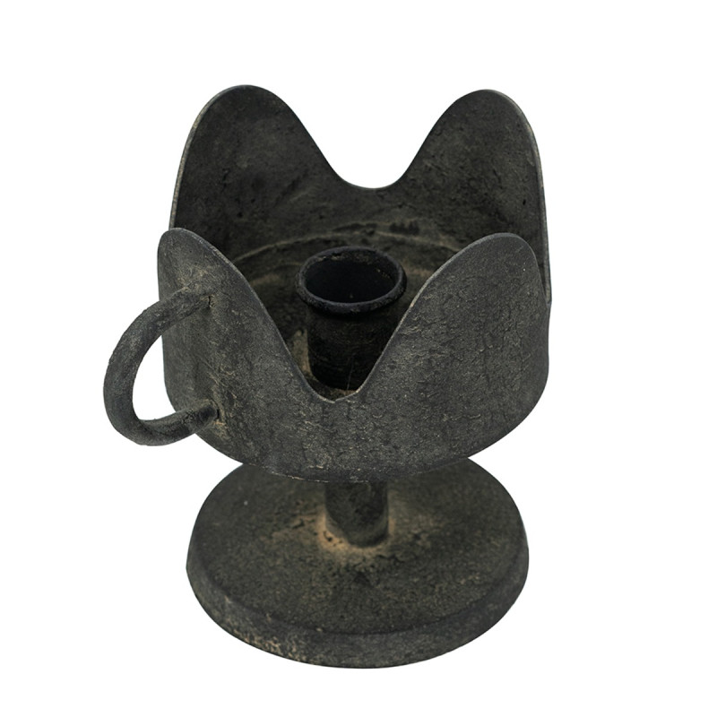 Artekko Artekko Solis Μαύρο Μεταλλικό Κηροπήγιο (12.5x9.5x40)cm D8690