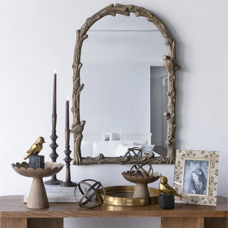 Artekko Artekko Solis Μεταλλικό Κηροπήγιο Μαύρο με Χρυσό (9x9x28.5)cm D8696