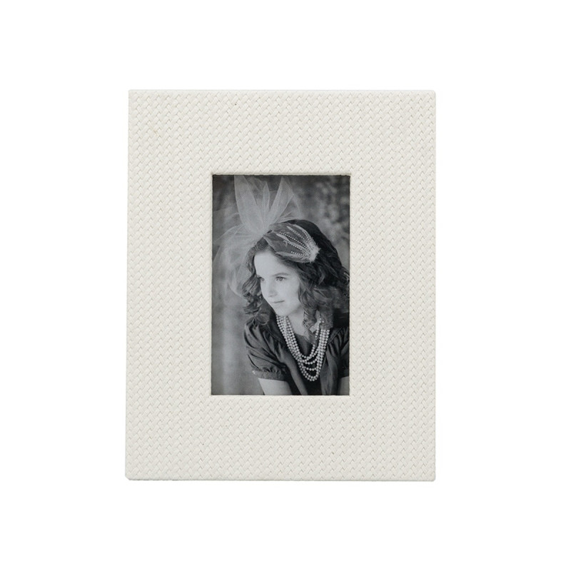 Artekko Artekko Lisa MDF Κορνίζα με Λευκό Τεχνόδερμα για Φωτογραφία 3.5x5.5
