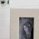 Artekko Artekko Lisa MDF Κορνίζα με Λευκό Τεχνόδερμα για Φωτογραφία 3.5x5.5
