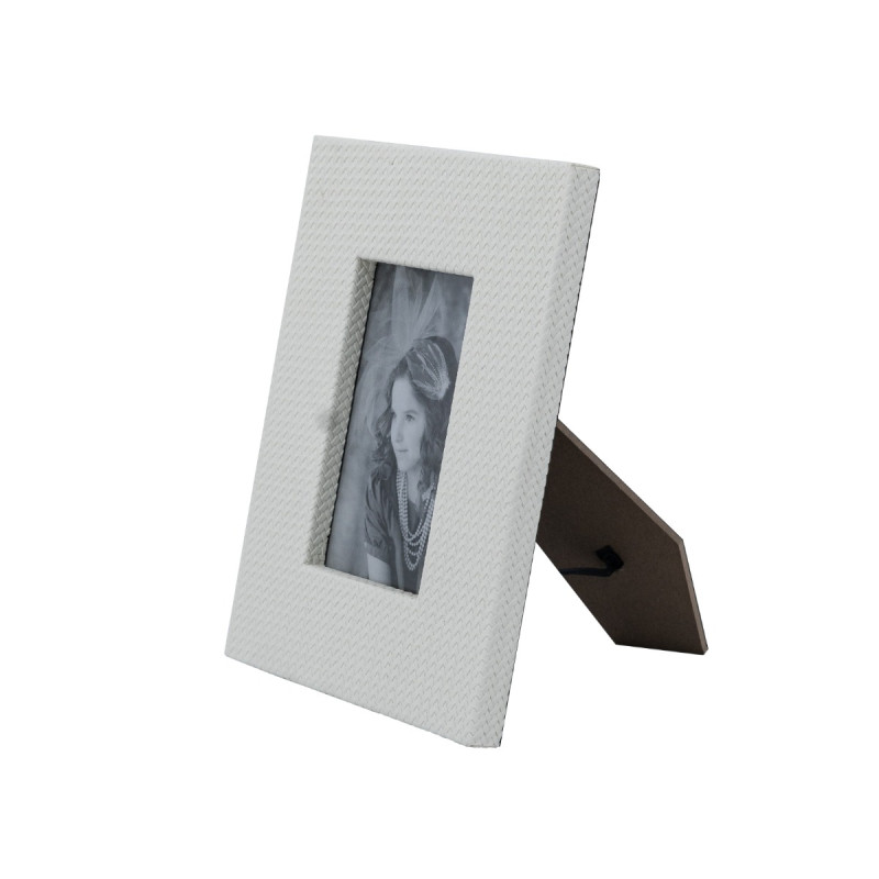 Artekko Artekko Lisa MDF Κορνίζα με Λευκό Τεχνόδερμα για Φωτογραφία 3.5x5.5