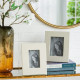 Artekko Artekko Lisa MDF Κορνίζα με Λευκό Τεχνόδερμα για Φωτογραφία 3.5x5.5