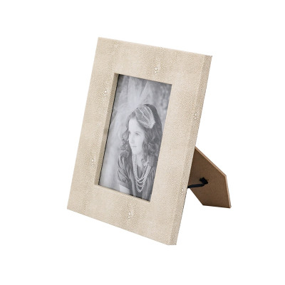 Artekko Artekko Lisa MDF Κορνίζα με Γκρι Τεχνόδερμα για Φωτογραφία 4.5x6.5