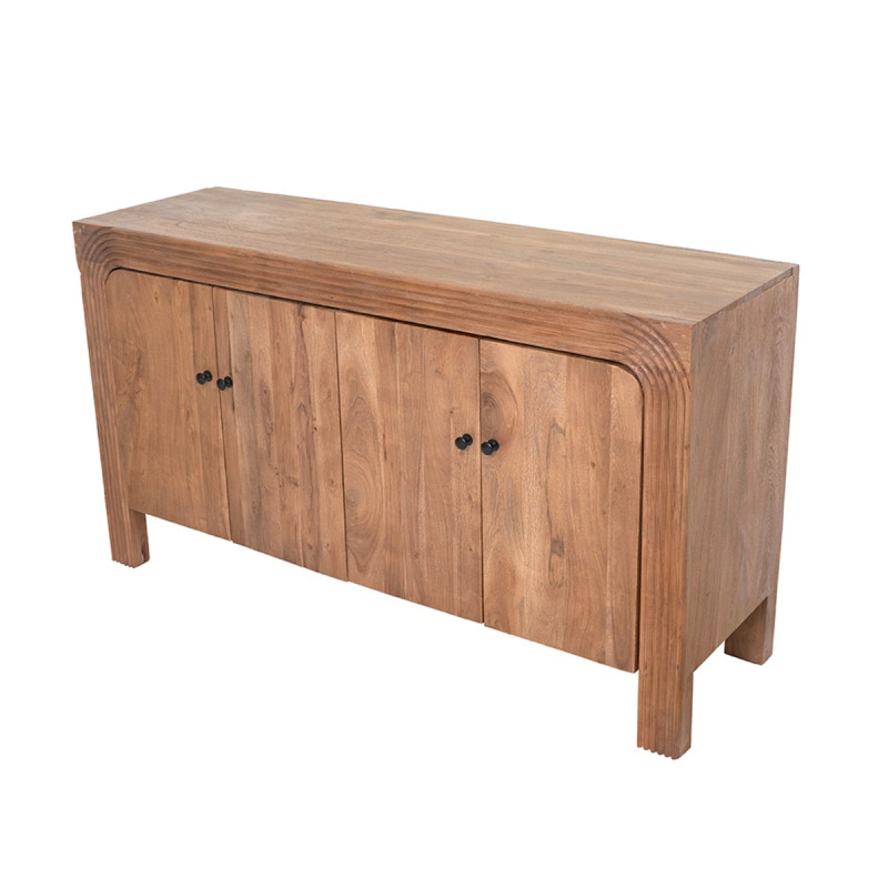 Artekko Artekko Veil Καφέ Μπουφές από Ξύλο Ακακίας (137.2x40.6x75.8)cm D8956