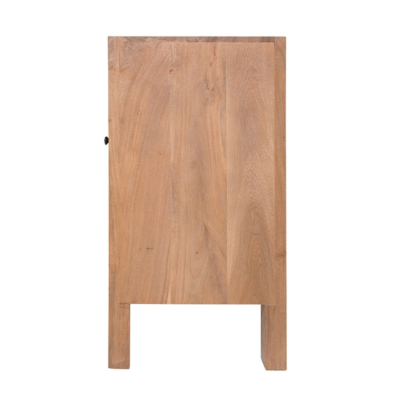 Artekko Artekko Veil Καφέ Μπουφές από Ξύλο Ακακίας (137.2x40.6x75.8)cm D8956