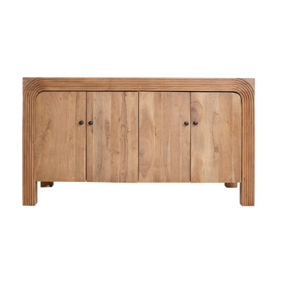 Artekko Artekko Veil Καφέ Μπουφές από Ξύλο Ακακίας (137.2x40.6x75.8)cm D8956