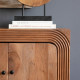 Artekko Artekko Veil Καφέ Μπουφές από Ξύλο Ακακίας (137.2x40.6x75.8)cm D8956