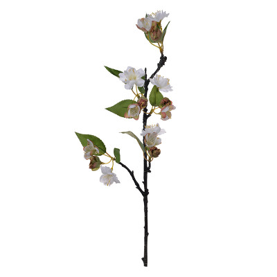 Artekko Artekko Faux Τεχνητή Μηλιά Ύφασμα Πράσινο Λευκό (16x3x50)cm F29355-CREA