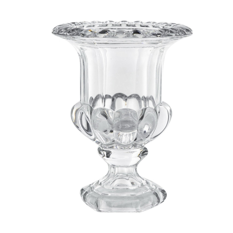 Artekko Artekko Urn Διακοσμητικό Βάζο Γυάλινο Διάφανο (20x20x26)cm HP75698