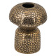 Artekko Artekko Croco Διακοσμητικό Βάζο Μεταλλικό Μαύρο Χρυσό (13x13x16)cm LB78219-GOLD