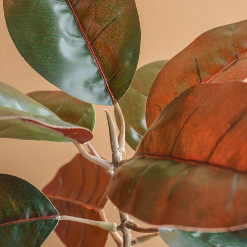 Artekko Artekko Faux Τεχνητή Αλοκασία σε Γλάστρα Πλαστικό Πράσινο Μαύρο (41x17x41)cm Σετ/2 SA11652