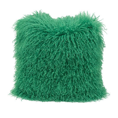 Artekko Artekko Pillow Μαξιλάρι Γούνα Ύφασμα Πράσινο (40.6x40.6x10.2)cm T70294