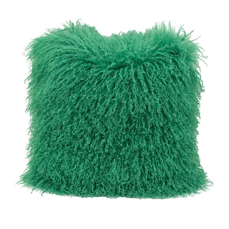 Artekko Artekko Pillow Μαξιλάρι Γούνα Ύφασμα Πράσινο (40.6x40.6x10.2)cm T70294