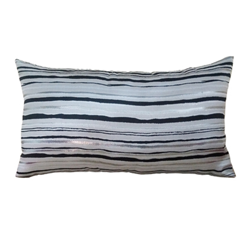 Artekko Artekko Kuali Μαξιλάρι Άσπρο Μαύρο (36x64x14)cm T78375