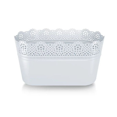 LACE ΛΕΥΚΟ ΠΛΑΣΤΙΚΟ ΚΑΣΠΩ 28,5Χ13,5Χ15ΕΚ
