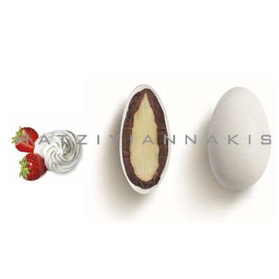 COCOA MILKY ALMOND TWIST STRAWBERRY CREAM 1KG