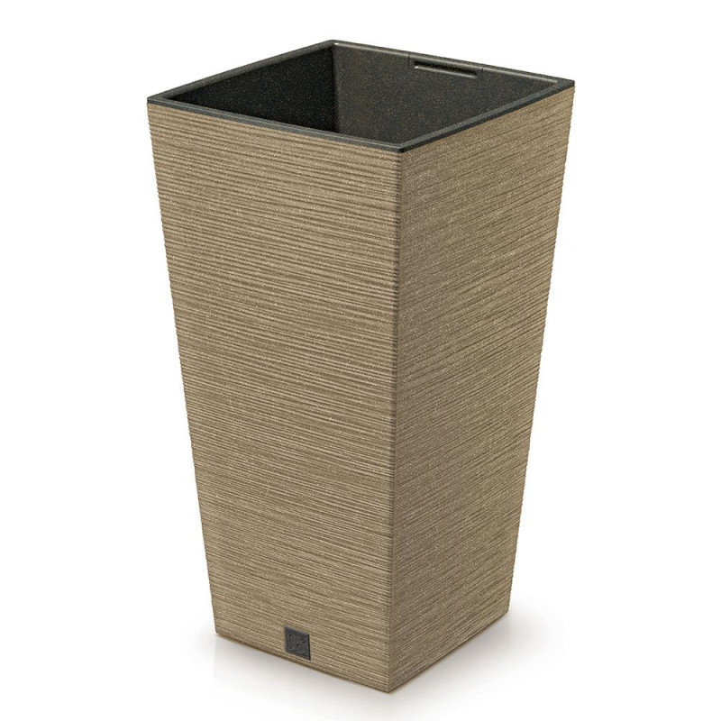 FURU SQUARE ECO WOOD ΦΥΣΙΚΟ ΧΡΩΜΑ ΠΛΑΣΤΙΚΟ ΚΑΣΠΩ 26,5Χ26,5Χ50ΕΚ