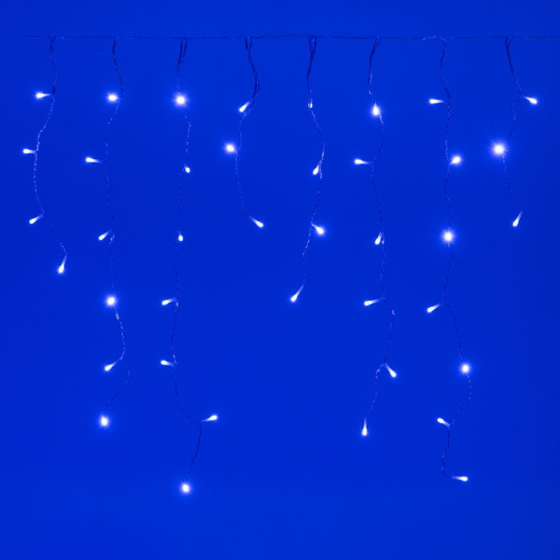 300 LED ΣΤΑΛΑΚΤΙΤΗΣ ΔΙΑΦΑΝΟ ΜΠΛΕ 8ΠΡΟΓΡΑΜ 6Μ Χ 70ΕΚ ΕΣΩΤ AND ΕΞΩΤ ΧΩΡΟΥ 5mm