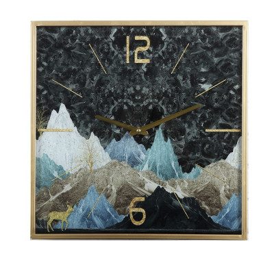 ΤΕΤΡΑΓΩΝΟ ΜΕΤΑΛΛΙΚΟ ΡΟΛΟΙ ΤΟΙΧΟΥ MOUNTAIN 40x40x4EK